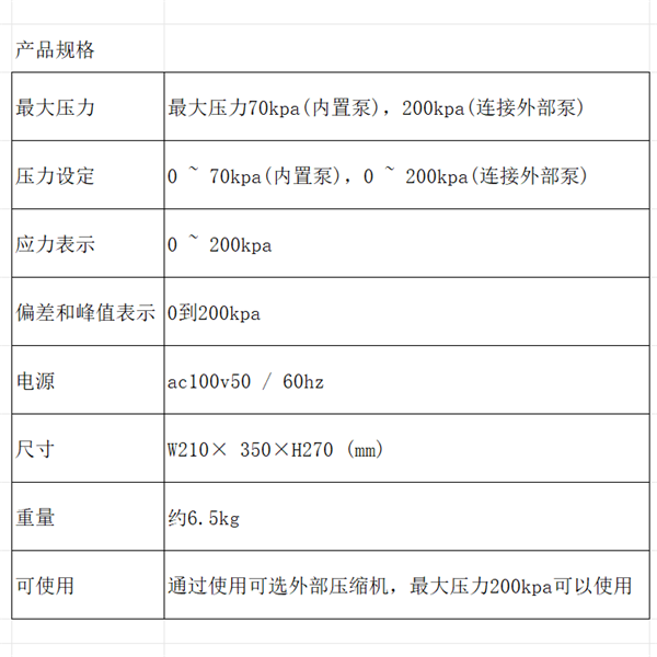 SUN RHEO陽(yáng)光科學(xué)密封性測(cè)試儀FKT-200
