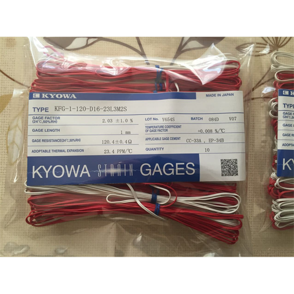 日本KYOWA共和配件耗材應變片KFGS-1-120-D16-16 L30C2R