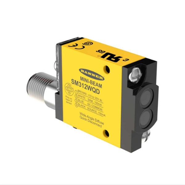 BANNER邦納美國MINI-BEAM系列光電傳感器  SM312CQDP