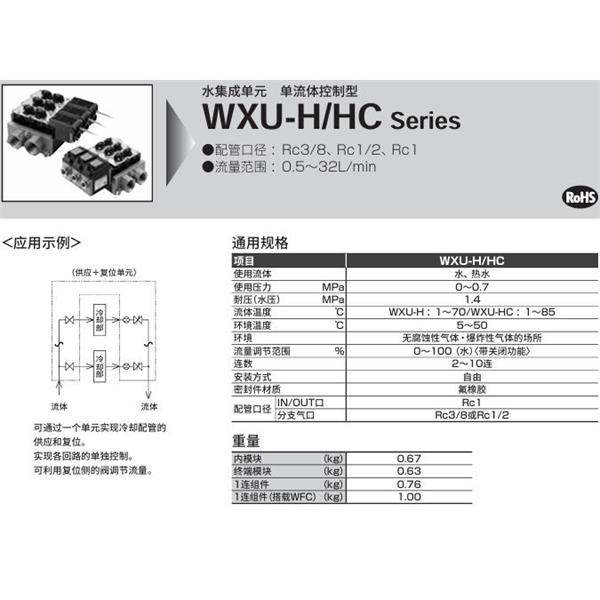 CKD喜開理水集成單元WXU-H-2-L-10-04-A0P1